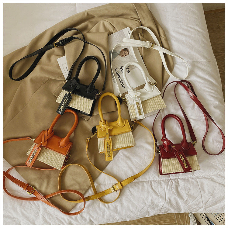 Women's Fashion Woven Fashion Crossbody Bag حقيبة كروس بودي منسوجة أنيقة للنساء