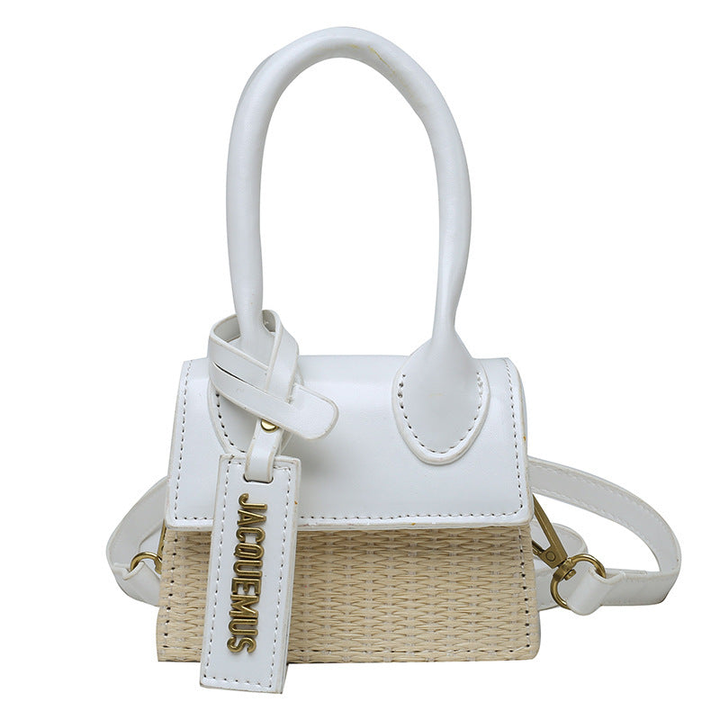 Women's Fashion Woven Fashion Crossbody Bag حقيبة كروس بودي منسوجة أنيقة للنساء