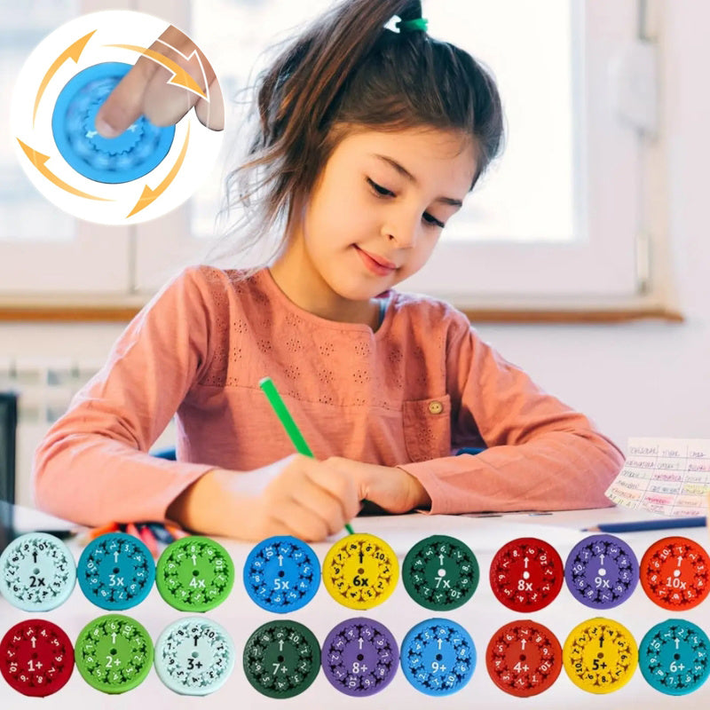 Math Fidget Spinners Fingertip Math Puzzle Toys ألعاب ألغاز الرياضيات بأطراف الأصابع