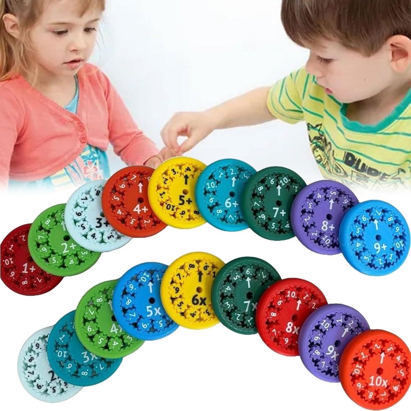 Math Fidget Spinners Fingertip Math Puzzle Toys ألعاب ألغاز الرياضيات بأطراف الأصابع