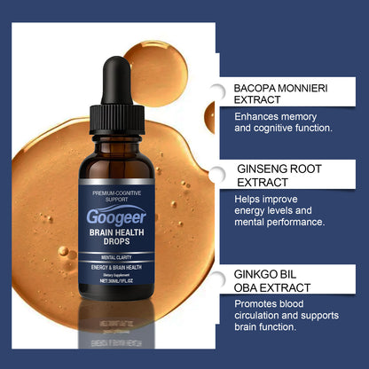 Googeer Brain Health Drops Body Treatment قطرات جوجير لصحة الدماغ لعلاج الجسم