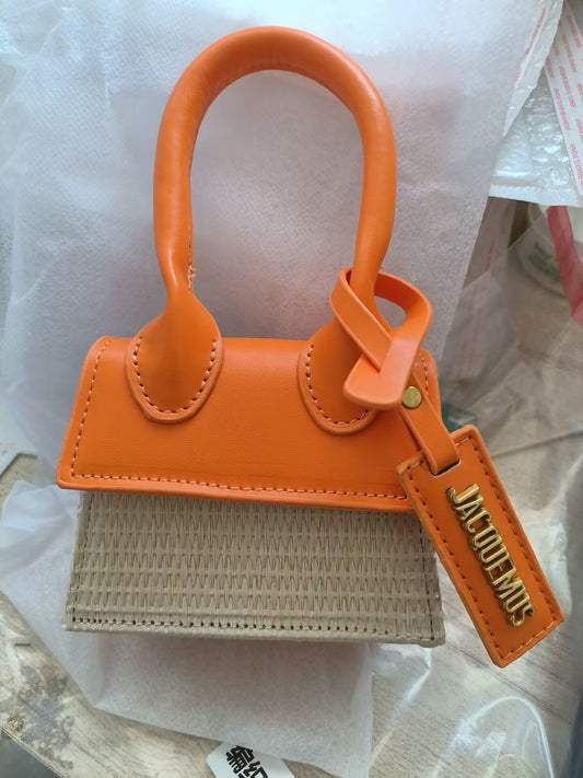 Women's Fashion Woven Fashion Crossbody Bag حقيبة كروس بودي منسوجة أنيقة للنساء